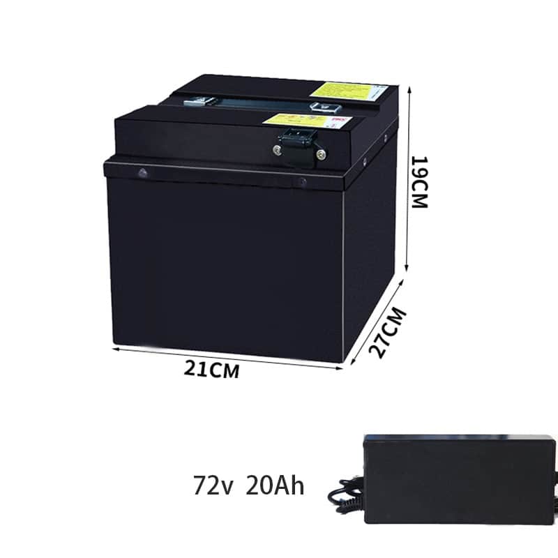 Lifepo4 battery 72V 20Ah BMS 24S deep cycle for 2kw 3kw motor inverter motorcycle plus 3A charger - Image 1